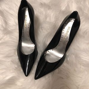 BCBGirls Black Patent Leather Pumps